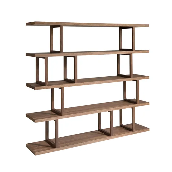Прямоугольный стеллаж 3294 из орехового дерева