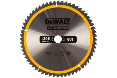 Пильный диск CONSTRUCT (305х30 мм; 60 ATB) DEWALT DT1960,