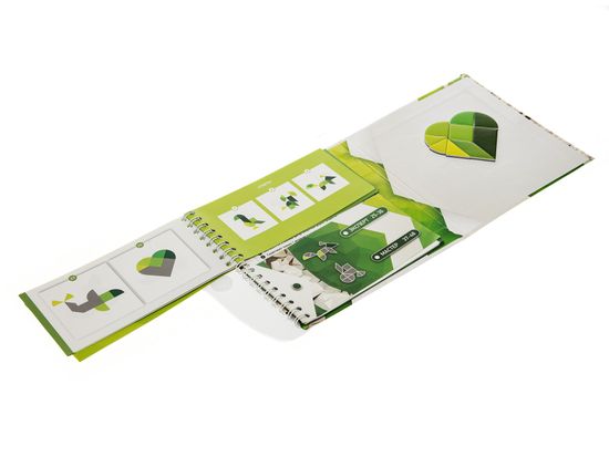 Игра магнитная головоломка Танграм «Листик»