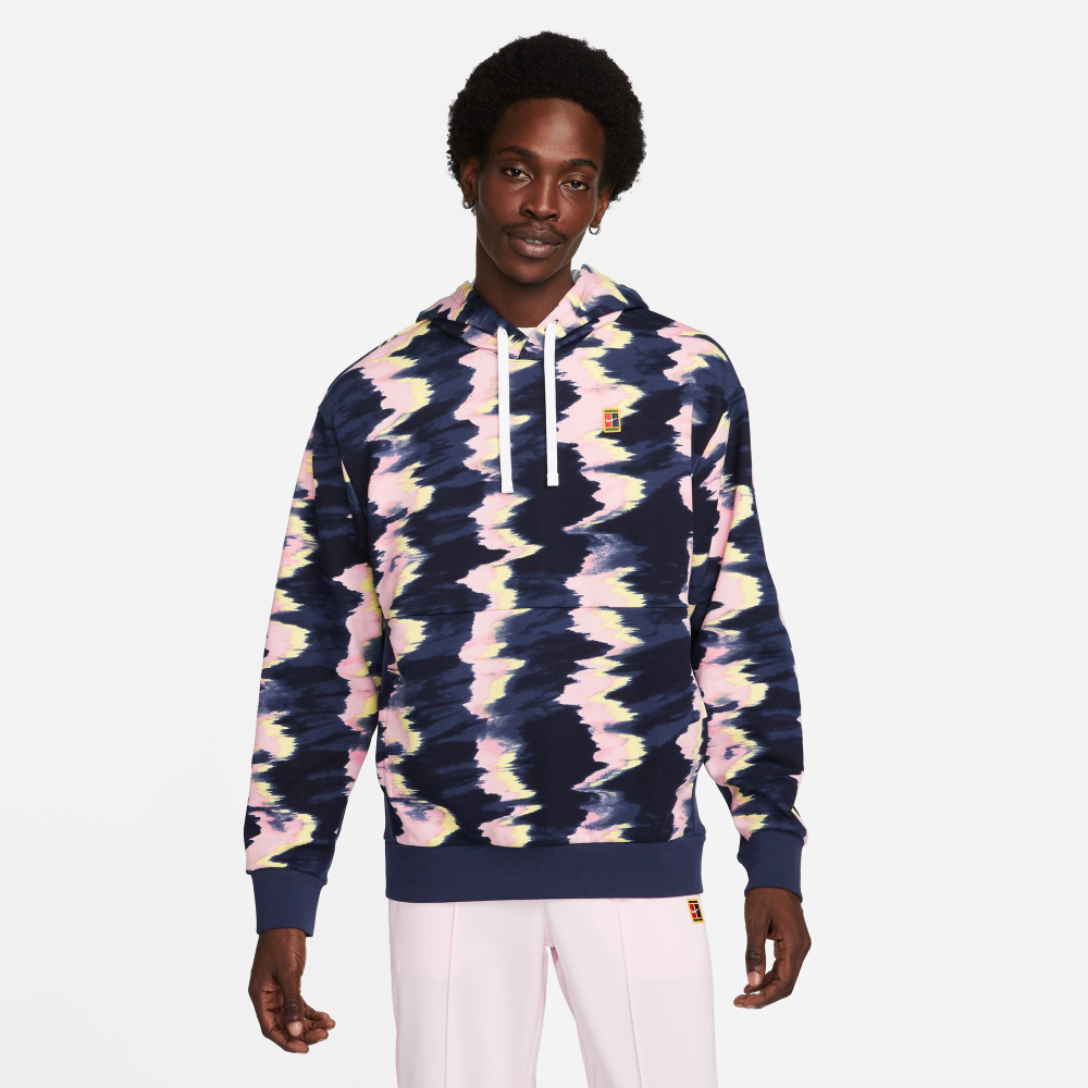 Мужская кофта теннисная Nike Dri-Fit Court Heritage OZ Hoody Men - Pink, Dark Blue