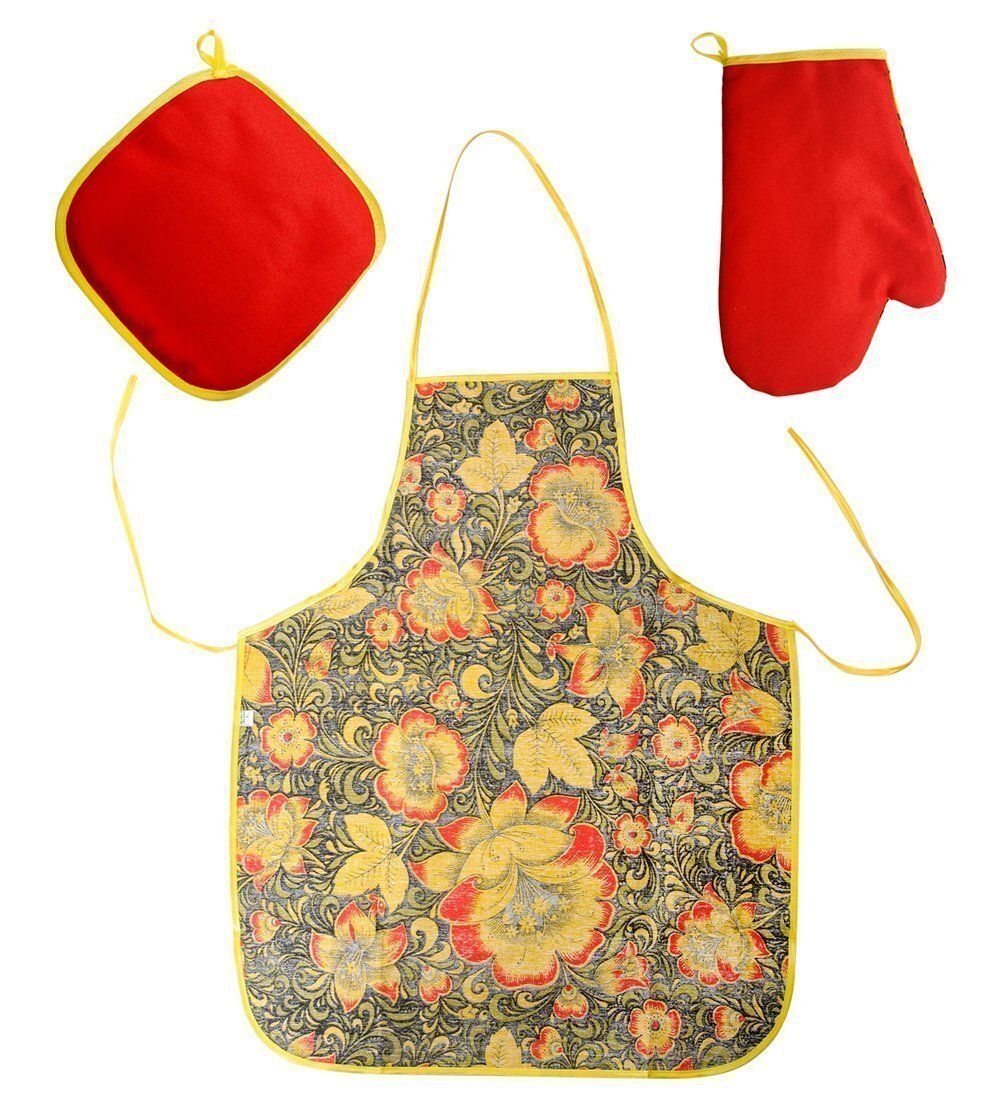 ТК-200 Набор 3 пр. «Фартук, рукавица, прихватка» в асс.