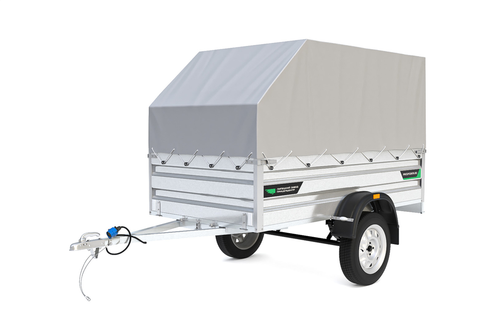 Тент + каркас на прицеп 2513- 03 (05) скошенный