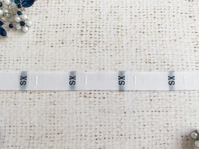 Размерники жаккардовые Тафта XS, ш. 1,2х3,2 см в рулоне 500 шт.