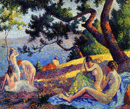 Maximilien Luce (1858-1941) - эротическое искусство французского художника