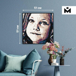 Фото-конструктор Color (S/7000) MOZABRICK - Пксель-арт, собери свою цветную картину по фото из деталей Lego