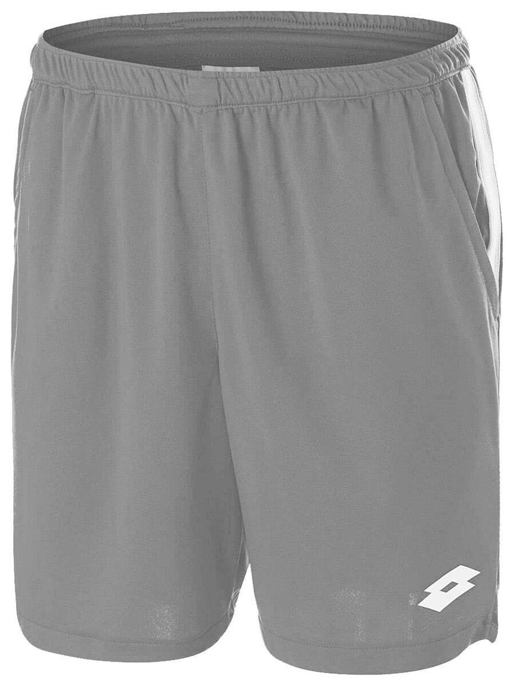 Мужские теннисные шорты Lotto Squadra Short 9 PL - alloy gray