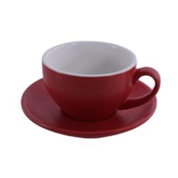 Чайная пара 300 мл красная матовая d 10,3 см h6,6 см Barista (Бариста) P.L. Proff Cuisine [6]