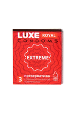 Текстурированные презервативы LUXE Royal Extreme - 3 шт.