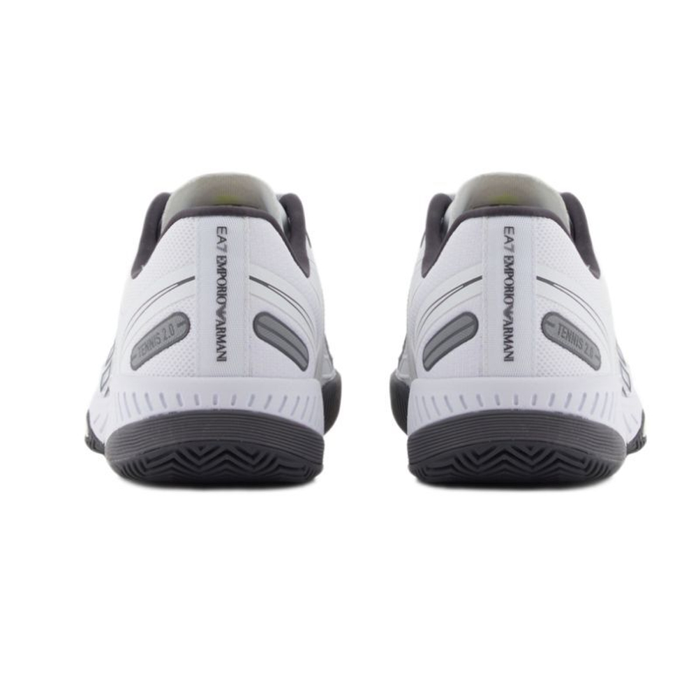 Мужские кроссовки теннисные EA7 Unisex Woven Sneaker Clay - white/asphalt