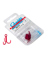 Крючки-тройники Gamakatsu 13R TREBLE HOOKS RED размер 08 (упк.10шт.)