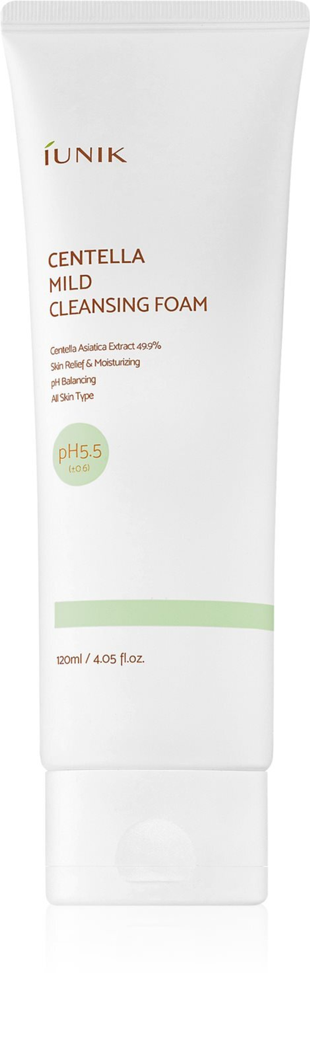 iUnik Centella - нежный пенящийся очищающий крем /   120  ml  / GTIN 8809728080248