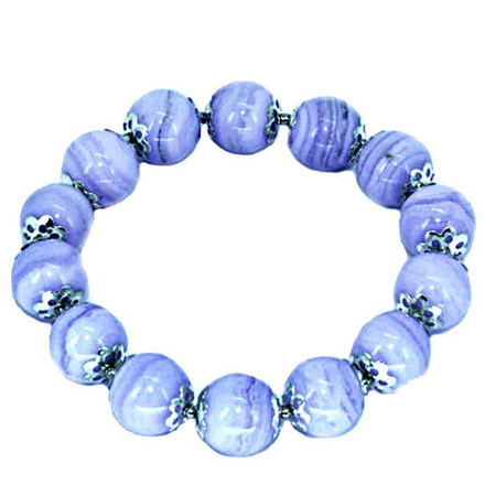 Браслет "Аваланш 12" агат сапфирин