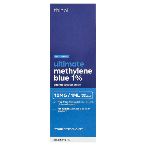 Thinbi, Ultimate Amino, 1% метиленовый синий, 59,2 мл (2 жидк. унции)