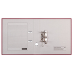 Папка-регистратор OfficeSpace, 50мм, бумвинил, с карманом на корешке, бордовая