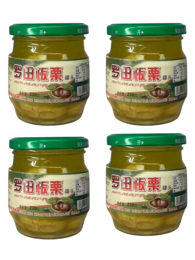 Каштаны консервированные Tiantangquan 230 г x 4 шт