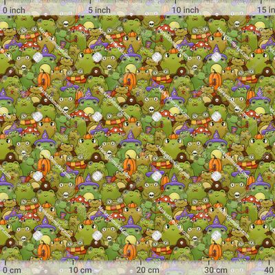 Хэллоуин лягушки by Lena_kovart 612 DPI