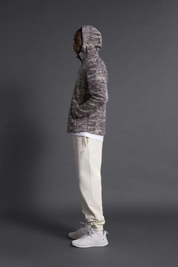 ZARA КУРТКА ИЗ ПОЛАРФЛИСА С АБСТРАКТНЫМ УЗОРОМ, ТЕМНО-РОЗОВЫЙ