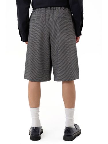 Серые классические шорты-бермуды Votus в клетку