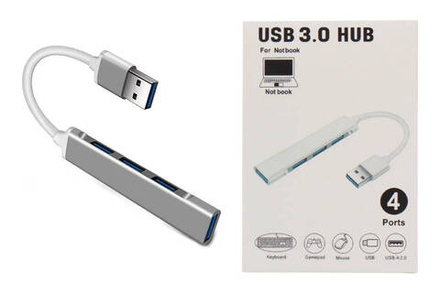 USB-Концентратор 4 USB-3.0 порта NN-HB020 серый