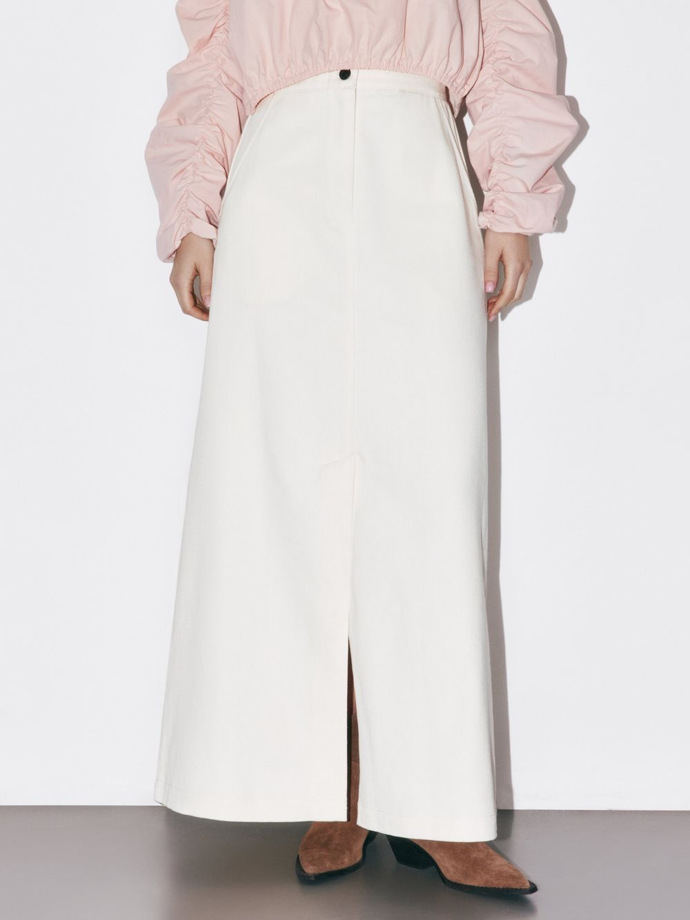 Юбка джинсовая макси "Айвори" женская