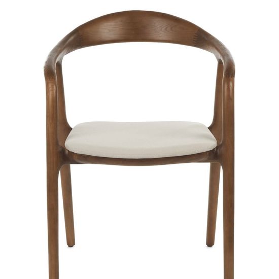 Стул Canada американский ясень и бежевая ткань