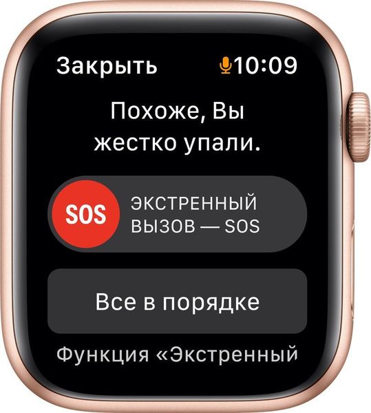 Часы Apple Watch SE GPS 44mm Aluminum Case with Sport Band Золотистый / сияющая звезда 2021 (MKQ53RU/A)