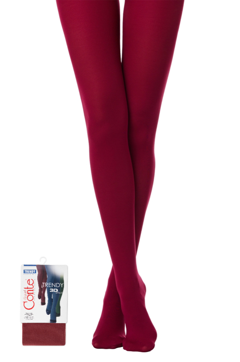 CONTE TRENDY 150 Теплые женские колготки из микрофибры