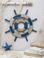 Декор на стену для интерьера "Штурвал" 43 см