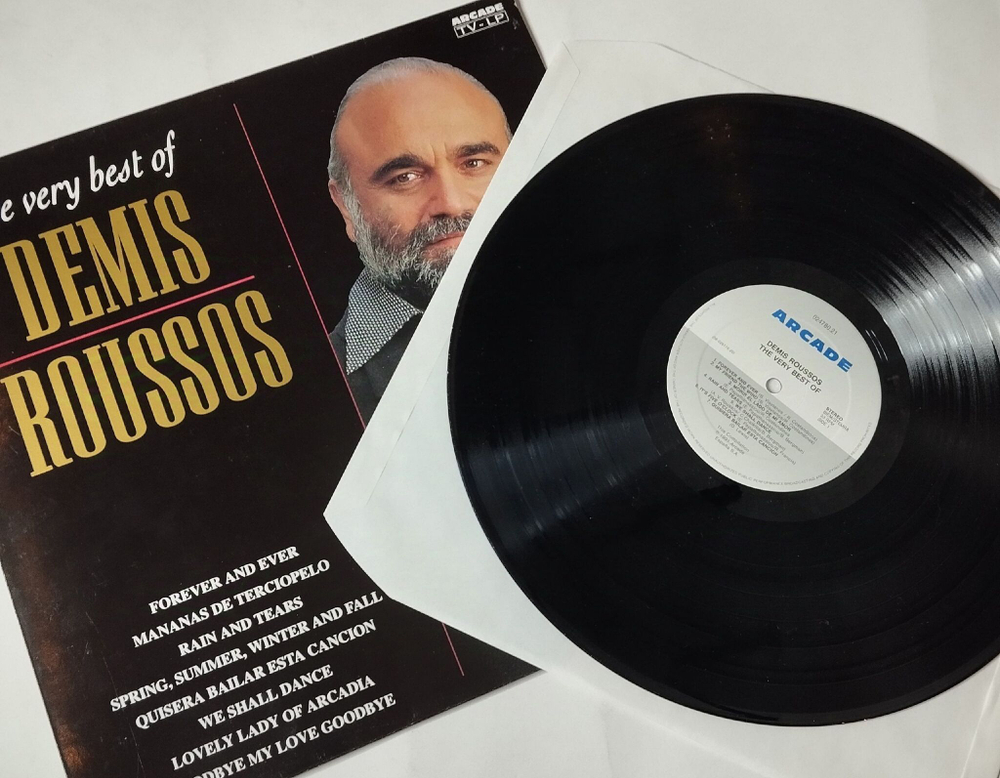Винтажная виниловая пластинка LP The Very Best Of Demis Roussos Демис Руссос (Spain 1991)