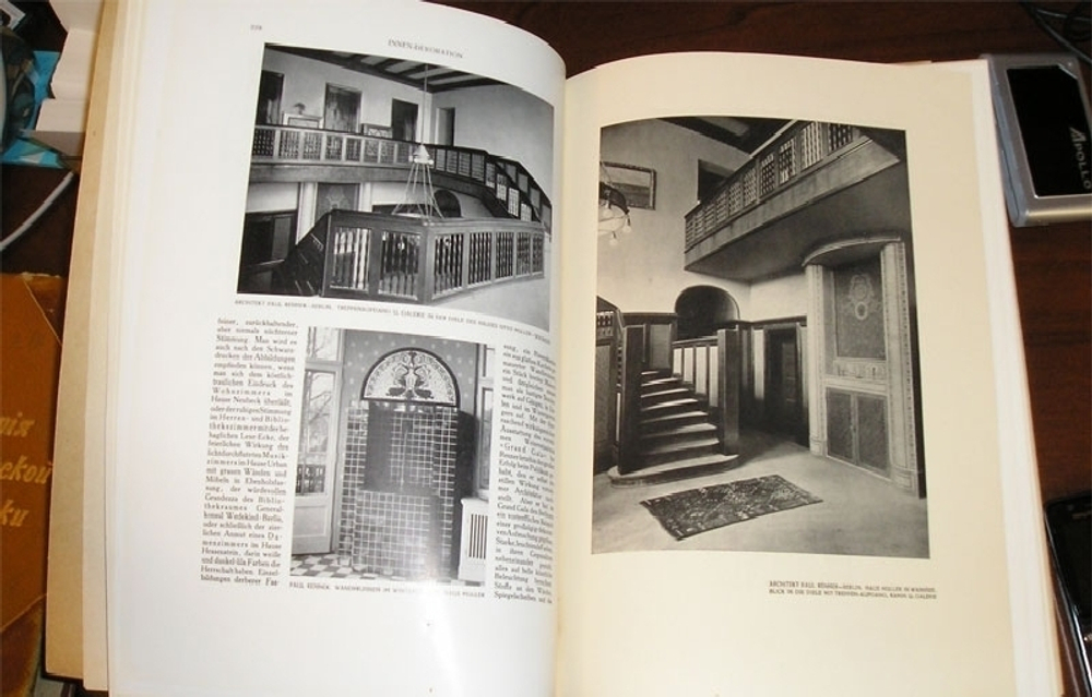 "Интерьер. Искусство оформления дома (дизайн).  Innen-Dekoration. Die gesamte wohnungskunst in bild und wort.". . 1913г. - антикварное издание