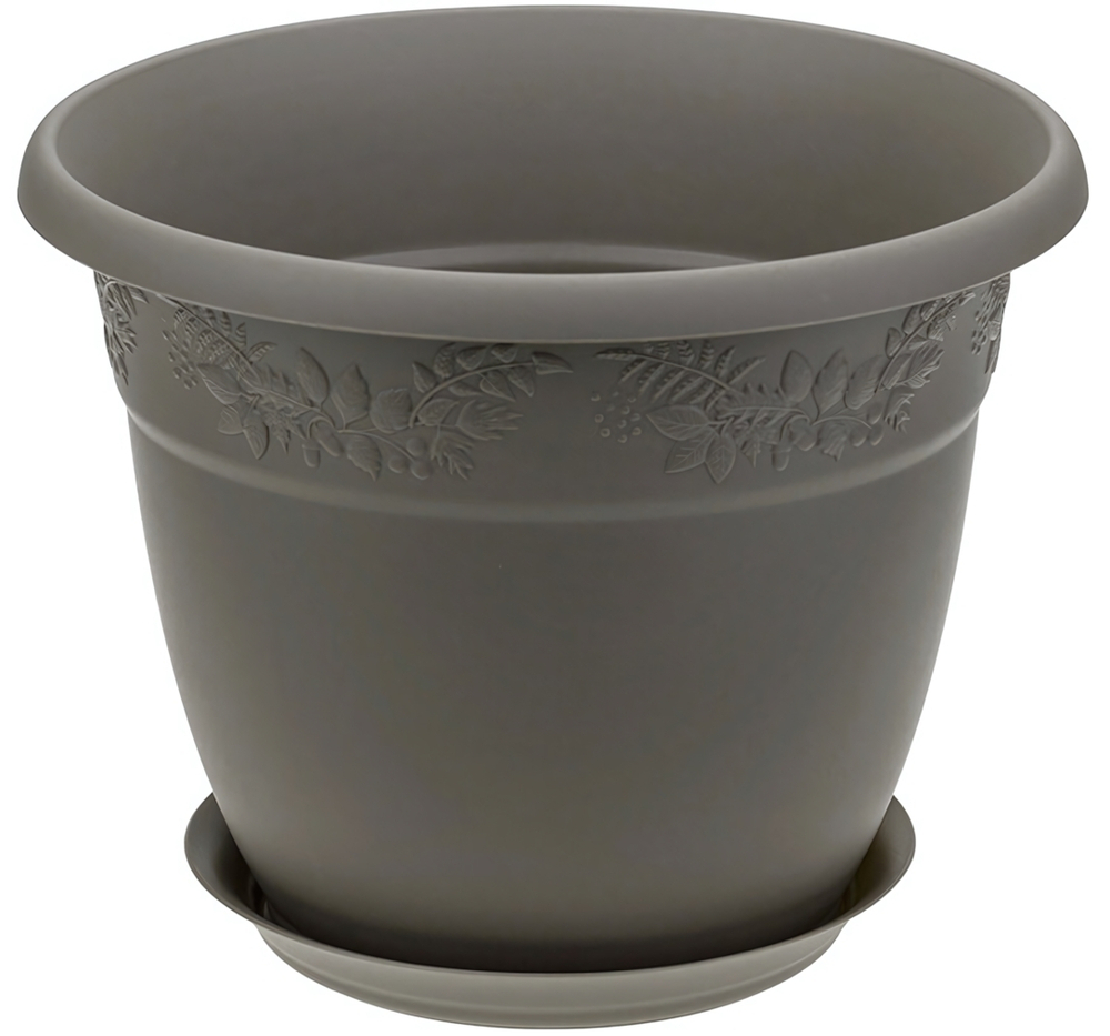 Кашпо /РЯБИНА/ с подставкой D280мм 7,5л, М 3057