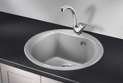 Granula 5101, АЛЮМИНИУМ, кухонная мойка, кварц