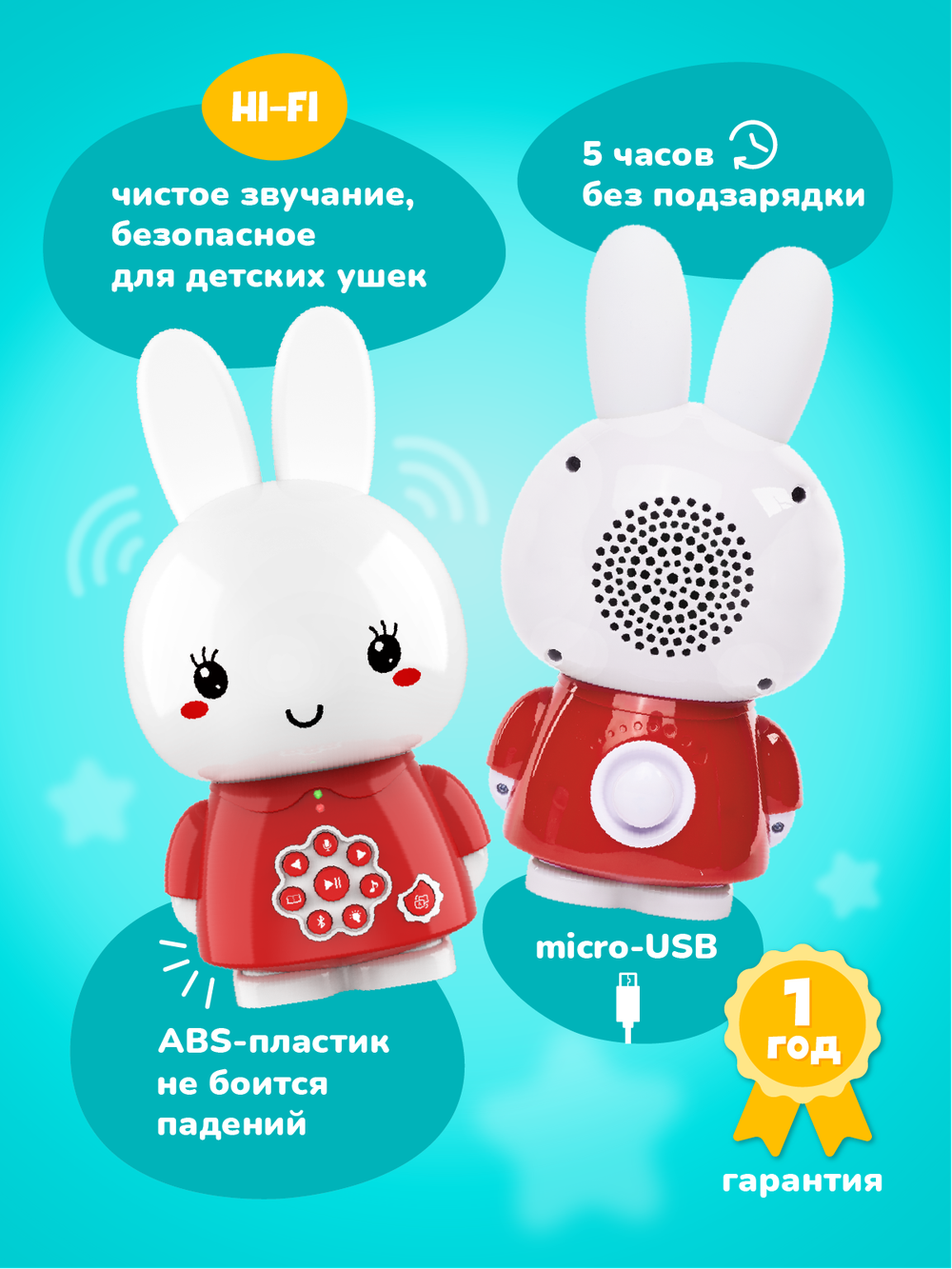 Медовый зайка® alilo G6+ (2)