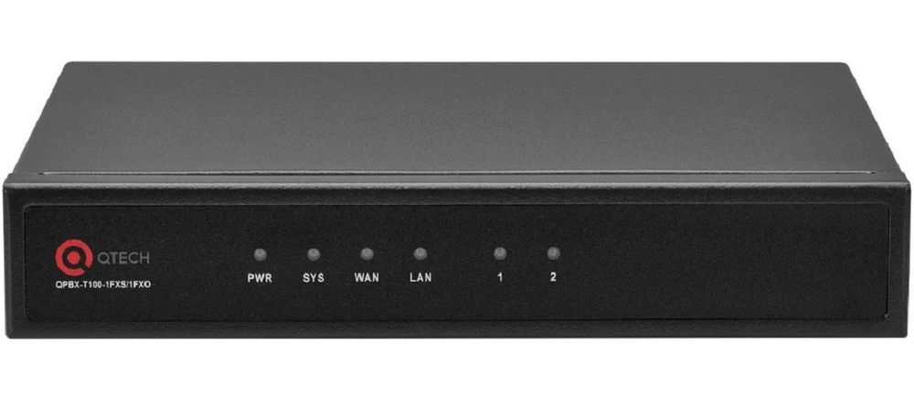 АТС IP  QTECH QPBX-T100-1FXS/1FXO