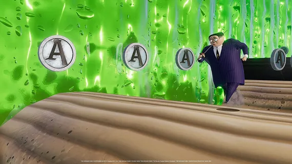 PS4 Семейка Аддамс Переполох в особняке / The Addams Family: Mansion Mayhem (Новый, Полностью на русском языке, CUSA-25061)