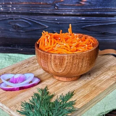 Фотография Морковь по-корейски / 500 гр купить в магазине Афлора