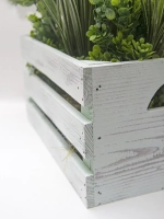 Композиция в ящике "Гортензия"