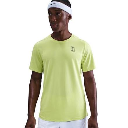 Мужская теннисная футболка Nike Court Advantage Dri-Fit - light lemon twist