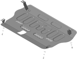 Защита картера двигателя, КПП. 2 мм, Сталь. для Hongqi H5 2017-2022, Motodor.73905