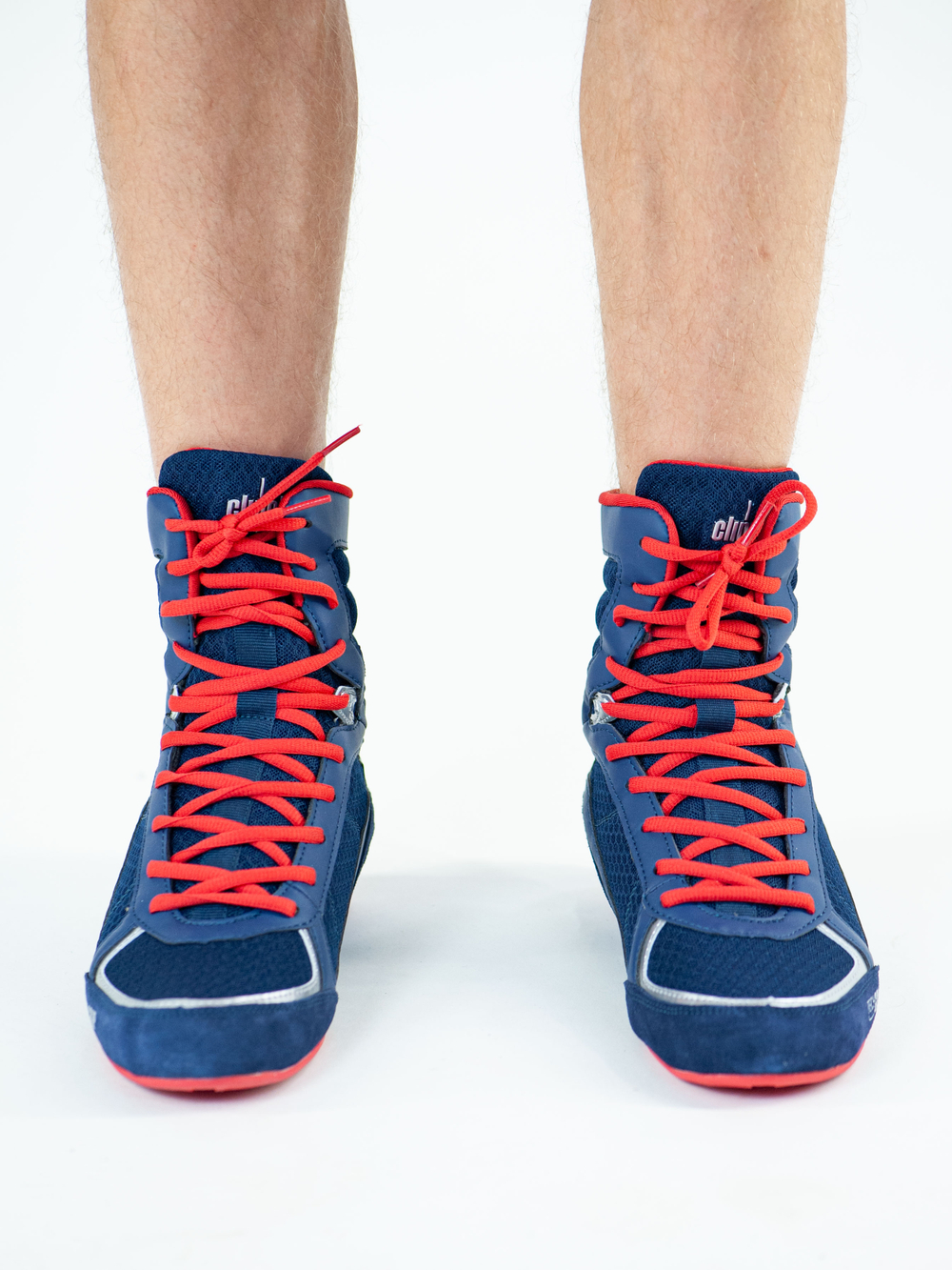 C415 Боксерки Clinch Olimp сине-красные