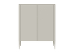 Шкаф Type 2 двери низкий (молочный)