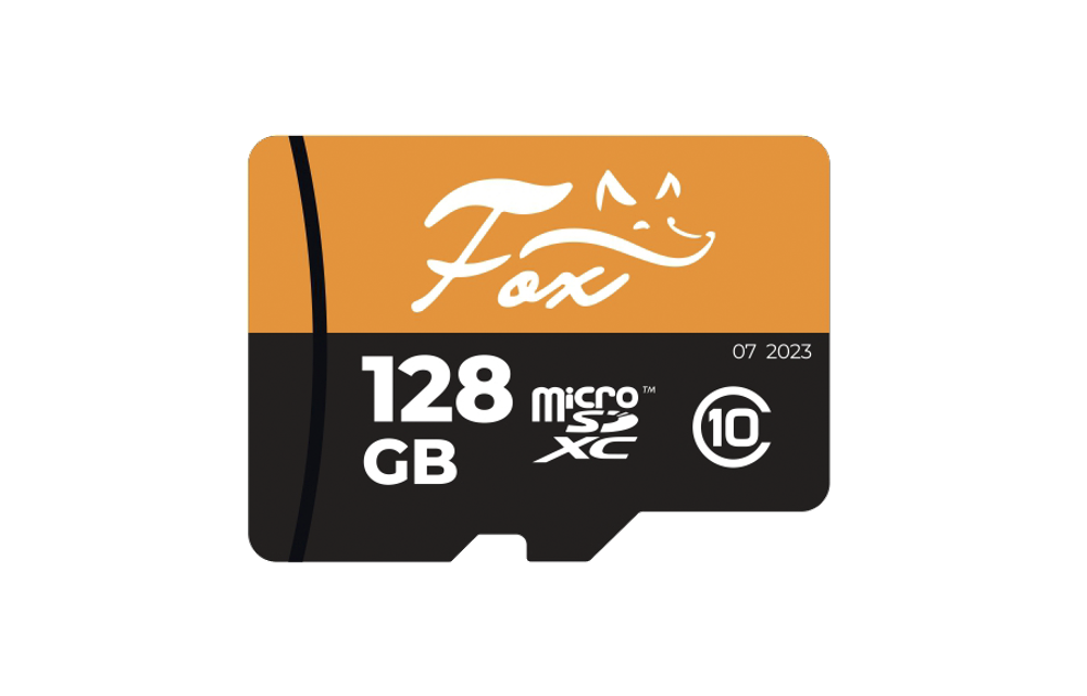 Карта памяти FOX 128 GB micro SDXC 10