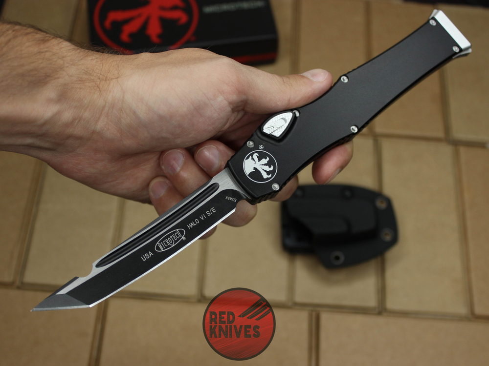 Нож Microtech Halo 6 T/E BKBK 250-1