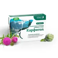 "Карфитол", таблетки Печень защищает, отток желчи улучшает, 60 таблеток, VITAUCT