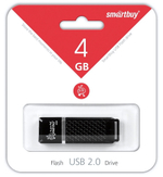 Флеш-накопитель 4 Gb Smartbuy Quartz Black