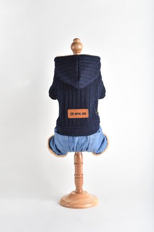 Royal Dog зимний костюм «Вязка» синий S