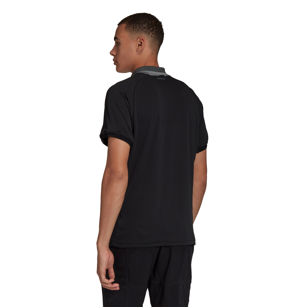 Мужское поло теннисное Adidas M T Freelift Polo - black/grey three