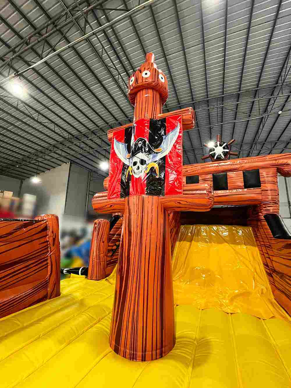 Коммерческий надувной батут «Пиратский корабль 3» 9*5*5 м