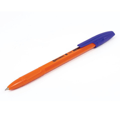 Ручка шарик. Brauberg Х-333 Orange синяя 142409