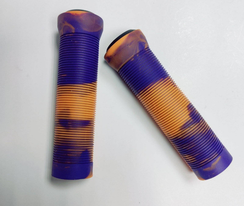 Грипсы для трюкового самоката Tech Team DukeR 101  фиолетовый+оранжевый